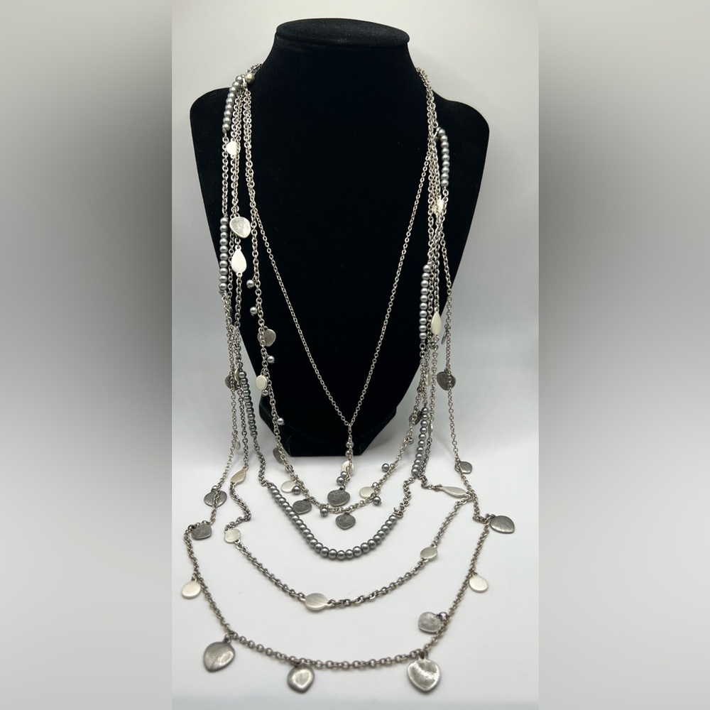 Premier Designs Interchangeable 5-Strand Chain Necklace